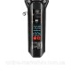 Акумуляторна машинка для стрижки волосся + 4 насадки, з USB, VGR V900, Чорний