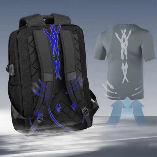 Рюкзак для ноутбука с USB, 16, 42x28x16 см, BAG BG-40, Черный Рюкзак для ноутбука с USB, 16, 42x28x16 см, BAG BG-40, Черный