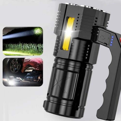 Світлодіодний ручний ліхтар 1200 мАг, 4LED, від USB Multi Fuction Portable Lamp