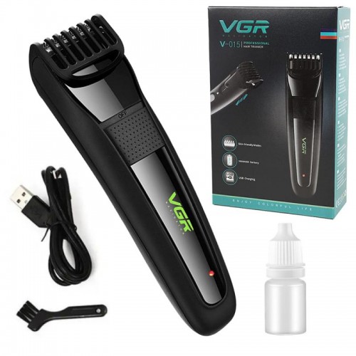 Машинка для стрижки волосся VGR V-015, з акумулятором та USB
