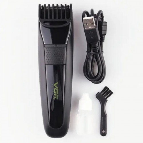Машинка для стрижки волосся VGR V-015, з акумулятором та USB