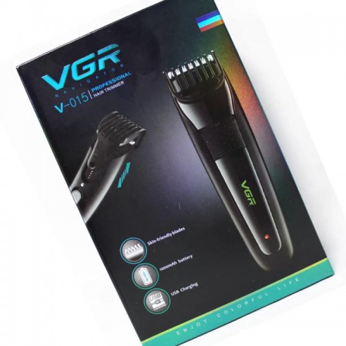 Машинка для стрижки волосся VGR V-015, з акумулятором та USB