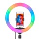 Кільцева лампа RGB 30 см, від USB, RD-12
