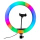 Кільцева лампа RGB 30 см, від USB, RD-12