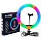 Кільцева лампа RGB 30 см, від USB, RD-12