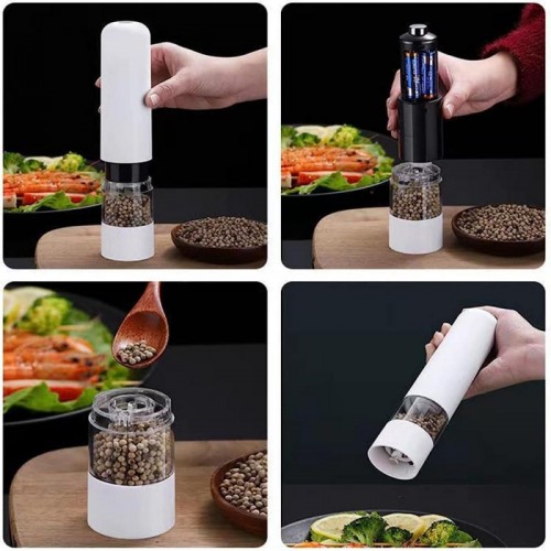 Електричний млин для спецій DISPENER, Білий