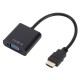 Конвертер HDMI на VGA + аудиовыход, Черный