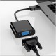 Конвертер HDMI на VGA + аудиовыход, Черный