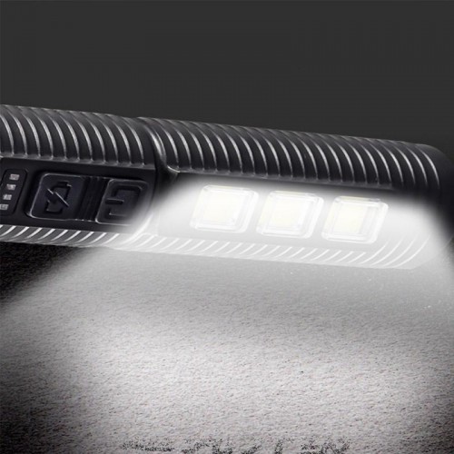 Автомобільний аварійний ліхтарик зі склобоєм та USB, COB-LED, 22018