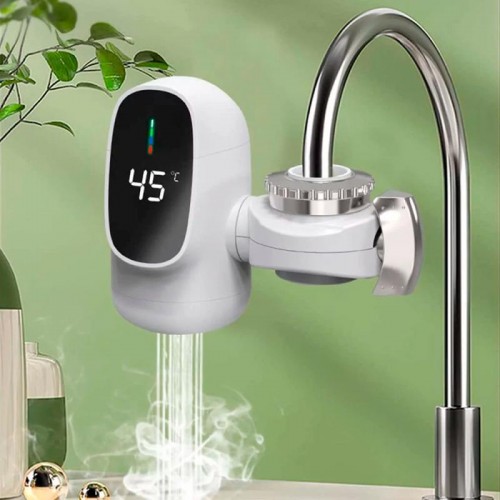 Проточний водонагрівач до + 50 ° з LCD екраном