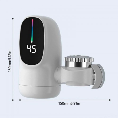 Проточний водонагрівач до + 50 ° з LCD екраном Проточний водонагрівач до + 50 ° з LCD екраном