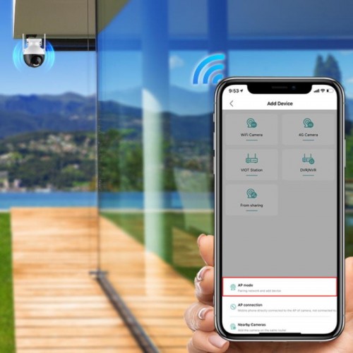 Вулична WiFi камера відеоспостереження 4MP, Smart Net Camera