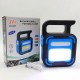 Ручний ліхтар USB із сонячною панеллю та повербанком, 1200мАч, COB+LED, JD-925, Синій