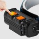 Налобний ліхтар (білий + червоний + RGB), від USB, BL-W691-2COB
