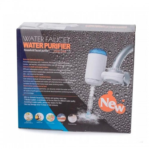 Фильтр-насадка на кран для очистки воды Water Purifier ZSV-040 Фильтр-насадка на кран для очистки воды Water Purifier ZSV-040