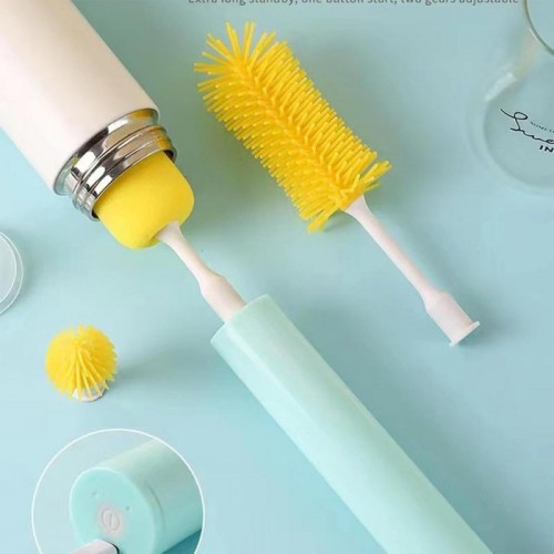 Електрична щітка для миття посуду з 3 насадками BRUSH AND412