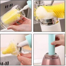 Електрична щітка для миття посуду BRUSH AND412 з 3 насадками