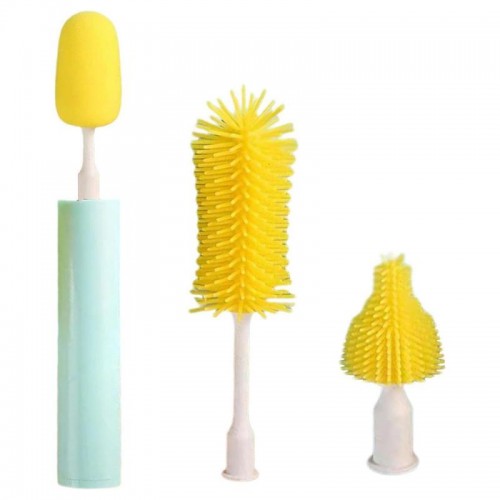 Електрична щітка для миття посуду з 3 насадками BRUSH AND412