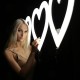 Кольцевая LED лампа, 33см, Сердце, JM33