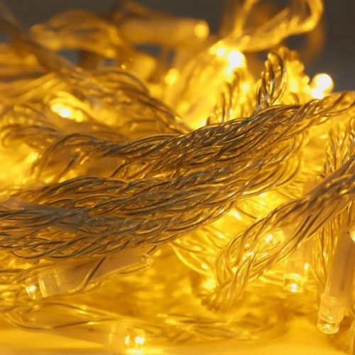 Гірлянда штора від мережі 3х1, 5 м, 240 LED, Тепле світло Гірлянда штора від мережі 3х1, 5 м, 240 LED, Тепле світло