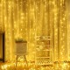 Гірлянда штора від мережі 3х1, 5 м, 240 LED, Тепле світло