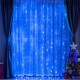 Гирлянда штора от сети 3х1,5 м, 240 LED, Синий свет