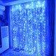 Гирлянда штора от сети 3х1,5 м, 240 LED, Синий свет