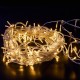 Гірлянда «Нитка» 9м 100LED, від мережі, на білому дроті, RD-7140, Теплий білий