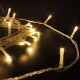 Гірлянда «Нитка» 9м 100LED, від мережі, на білому дроті, RD-7140, Теплий білий