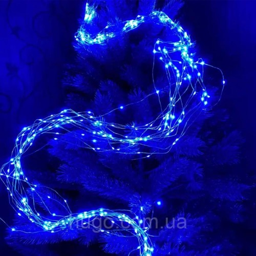 Гирлянда «Конский хвост» от сети 3 м, 510 LED, Синий