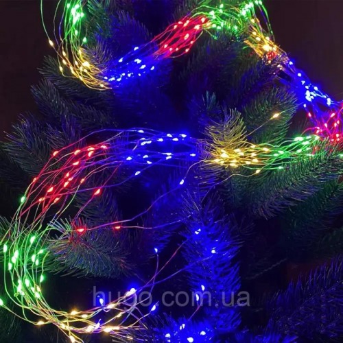 Гирлянда «Конский хвост» от сети 3 м, 510 LED, Синий