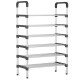 Полиця для взуття 6 секцій (105х54х25см) New shoe rack