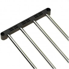 Полиця для взуття 6 секцій 105х54х25см New Shoe Rack чорна