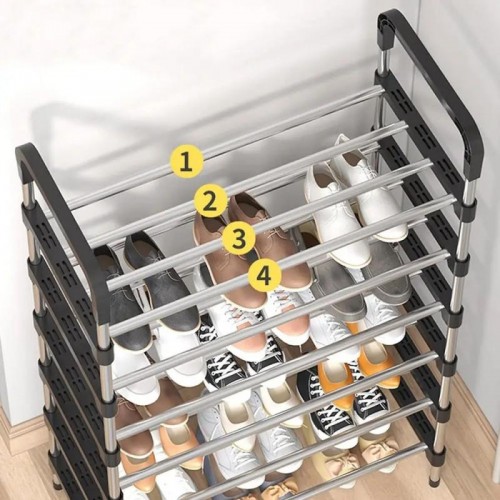 Полиця для взуття 6 секцій (105х54х25см) New shoe rack Полиця для взуття 6 секцій (105х54х25см) New shoe rack