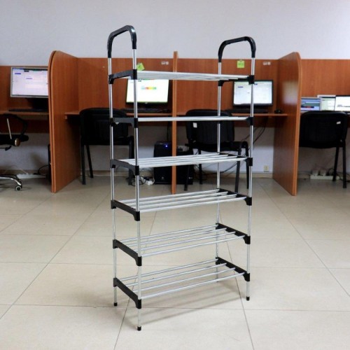 Полиця для взуття 6 секцій (105х54х25см) New shoe rack Полиця для взуття 6 секцій (105х54х25см) New shoe rack