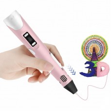 3D-ручка з трафаретами і планшетом 3DPEN-6 рожева від мережі