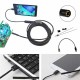 Міні камера для смартфона, 5м / Гнучкий ендоскоп для телефону / Бороскоп / Ендоскоп автомобільний