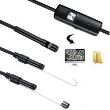 Эндоскоп для смартфона 5м с гибким кабелем и LED подсветкой