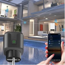 Розетка розумна WiFi Tuya Smart 20А 4400Вт лічильником електроенергії