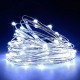 Гирлянда нить Роса от USB, 50м, 500LED + пульт, Холодный белый