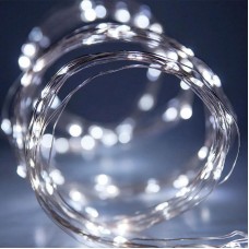 Гірлянда USB Роса 50м 500LED холодна біла + пульт управління