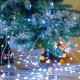 Гирлянда нить Роса от USB, 50м, 500LED + пульт, Холодный белый