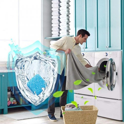 Таблетки для чищення пральних машин 12шт Washing machine cleaner