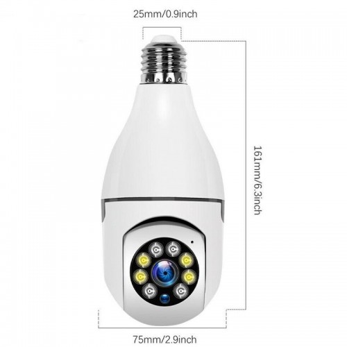 WIFI камера видеонаблюдения в патрон 2MP, Smart Camera WIFI камера видеонаблюдения в патрон 2MP, Smart Camera