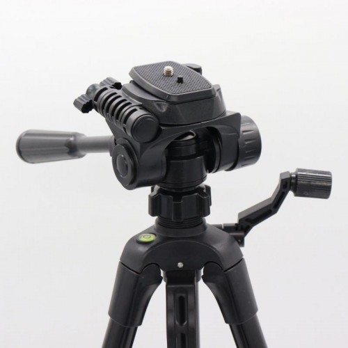 Штатив аматорський панорамний для смартфона та фотоапарата 55-140см, WT-3520 Штатив аматорський панорамний для смартфона та фотоапарата 55-140см, WT-3520