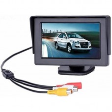 Автомонитор LCD 4,3'' для камеры заднего вида с двумя входами