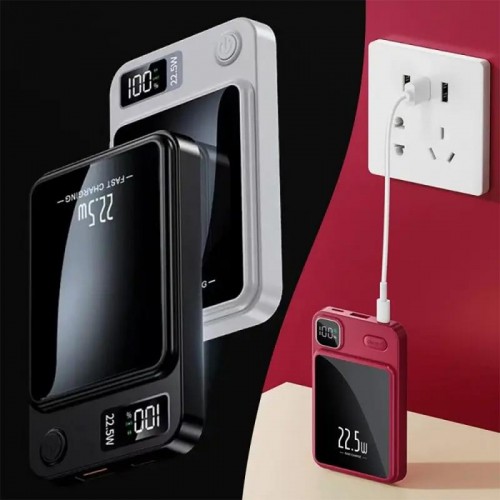 Повербанк 10000mAh, Type-c, MagSafe, Чорний