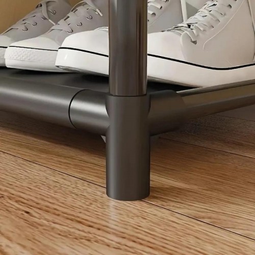 Кутова вішалка для одягу та взуття 170х43х43см, 3 полиці, Corner coat rack, Чорна Кутова вішалка для одягу та взуття 170х43х43см, 3 полиці, Corner coat rack, Чорна