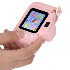 Дитячий фотоапарат з USB та автофокусом, «Котик» ET015 Cat, Рожевий