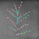 Дерево-гирлянда со звездами, от сети, 1,5м, 72LED, A-32, Мультиколор